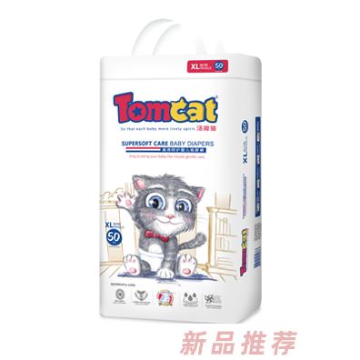 汤姆猫高效呵护婴儿纸尿裤XL50