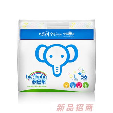 波巴布九柔川字芯纸尿裤L56