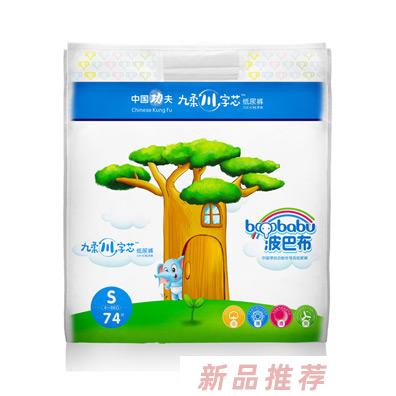 波巴布九柔川字芯纸尿裤S74片