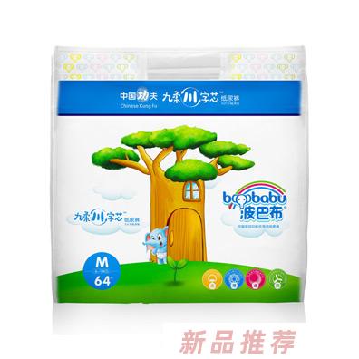 波巴布九柔川字芯纸尿裤M64片
