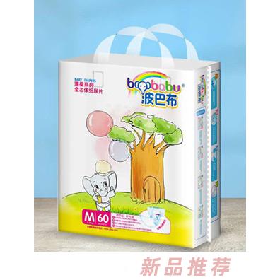 波巴布薄柔系列全芯体纸尿片M60