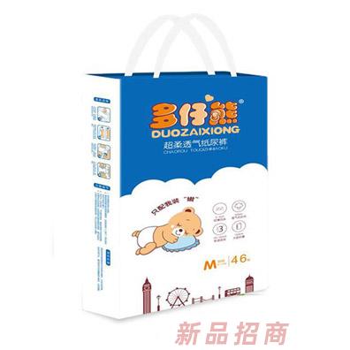 多仔熊超柔透气纸尿裤M46