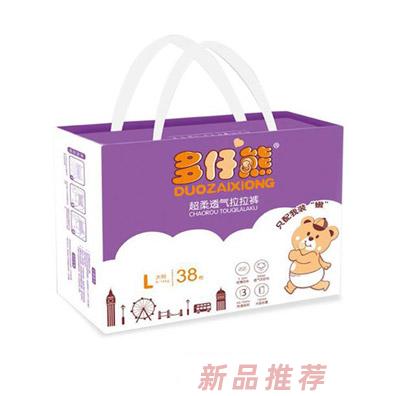 多仔熊超柔透气拉拉裤L38
