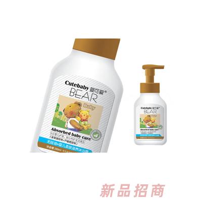 婴可爱婴儿柔肤滋养沐浴露280ml
