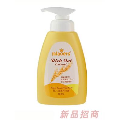 妙儿舒婴儿燕麦洗发沐浴露500ml