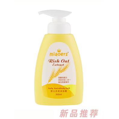 妙儿舒婴儿燕麦洗发沐浴露300ml
