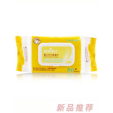 妙儿舒婴儿手口柔湿巾80片
