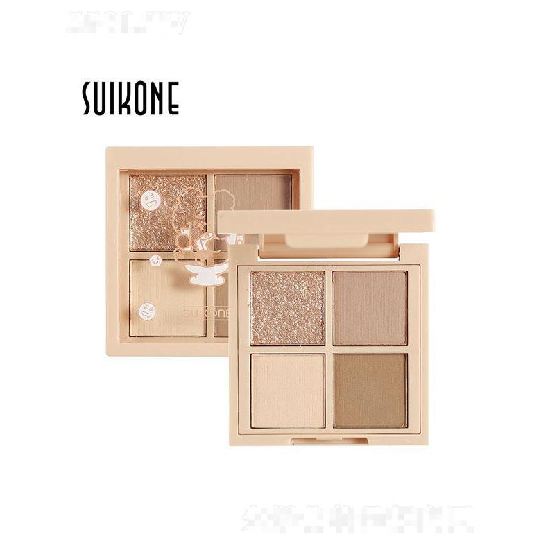 广东娥佩兰   SUIKONE焕彩柔光四色眼影   粉质细腻