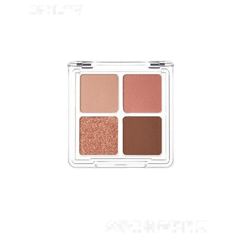 多多4色眼影   大地色  不飞粉   小巧4色眼影盘