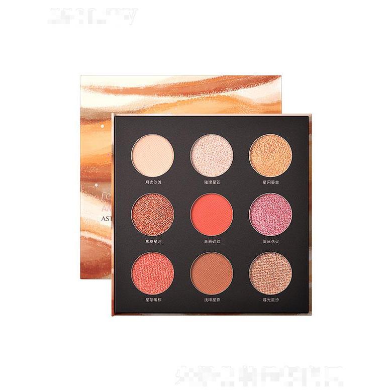 汕头市威仕达   芬逸星眸流彩九色眼影盘   不易飞粉