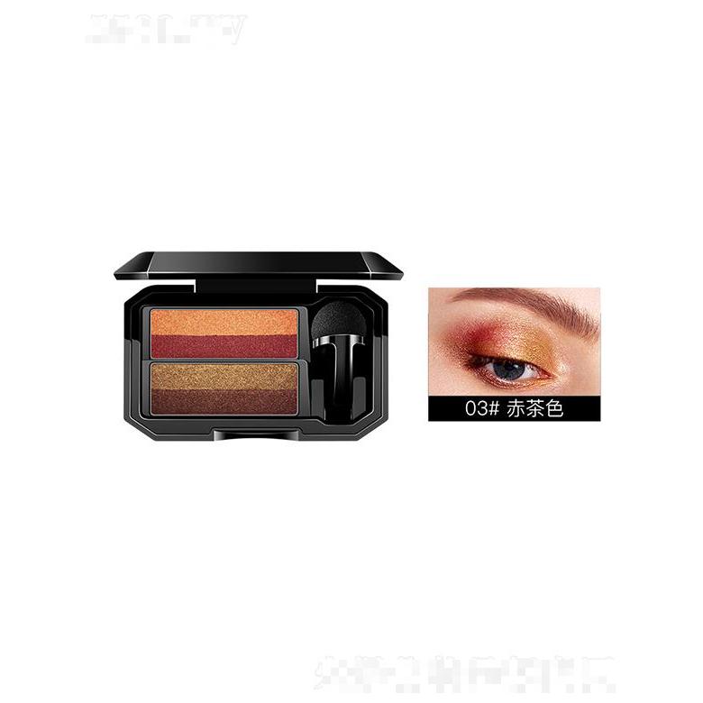 恒莉姿一抹渐变眼影03#焦糖色 超自然四色