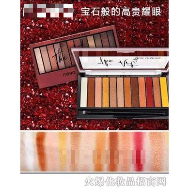 NOVO迷魅璀璨十二色眼影盘