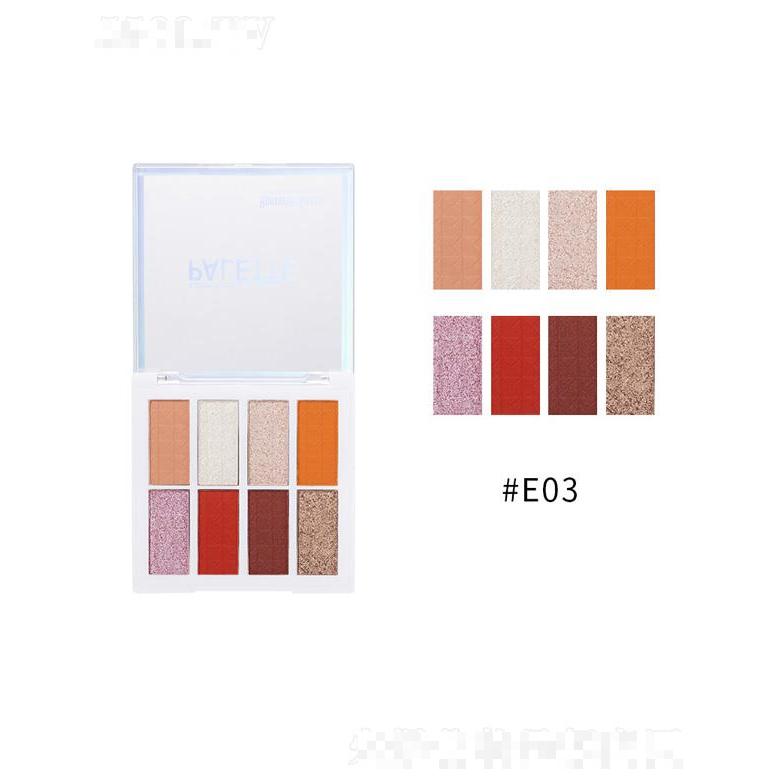 romantic beauty时尚8色珠光眼影盘-E03