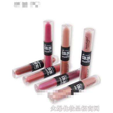MK哑光珠光双头唇彩
