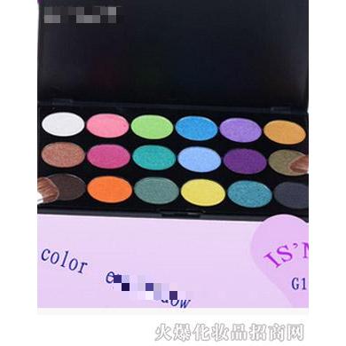ISMINE伊姿蔓18色珠光眼影组合彩妆盘