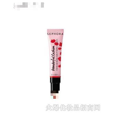宠爱女孩兰蔻丝芙兰奇幻薄纱气垫唇彩05正红色
