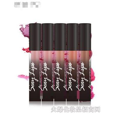 MK粉色哑光唇彩