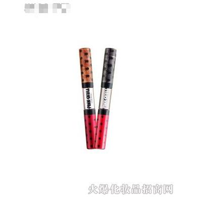 爱丽小屋pinkskull粉色骷髅双头唇彩8g