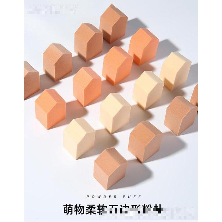 拉美拉 SBR乳胶上妆粉扑25枚入袋装 泡水大干湿两用化妆扑