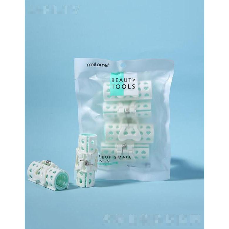 美啦美 便携式卷发器4个装-不伤发空气刘海