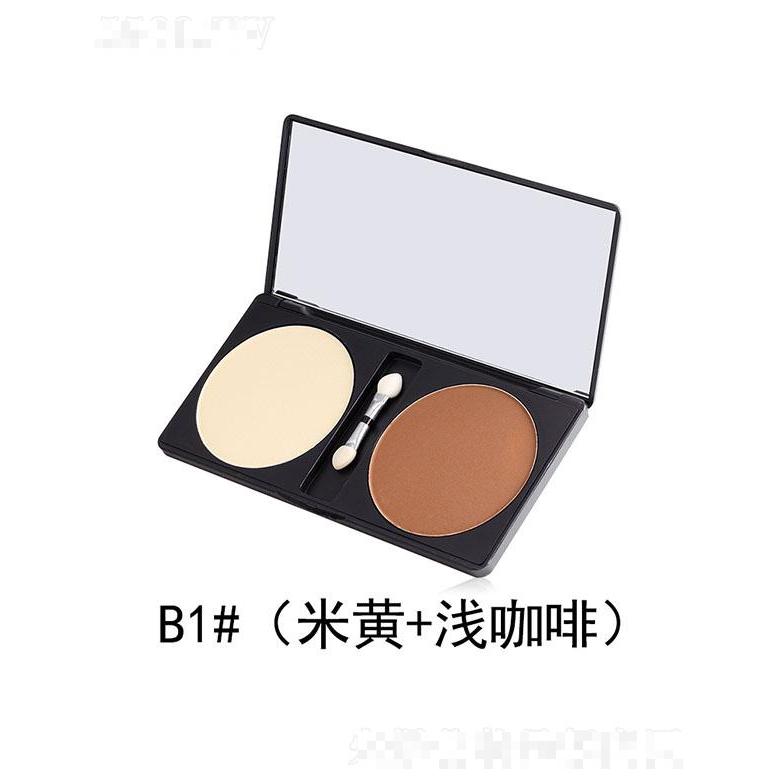 唯魅秀高光修容盘B1#（米黄+浅咖啡）