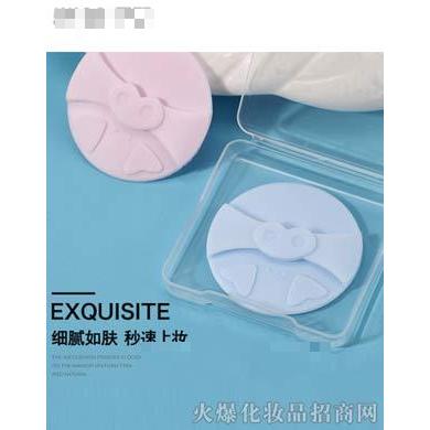 伊奈儿颜值密码干湿两用气垫硅胶粉扑