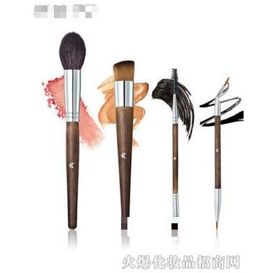 花面狸-美妆彩妆高品质实木柄-动物毛4支化妆套刷
