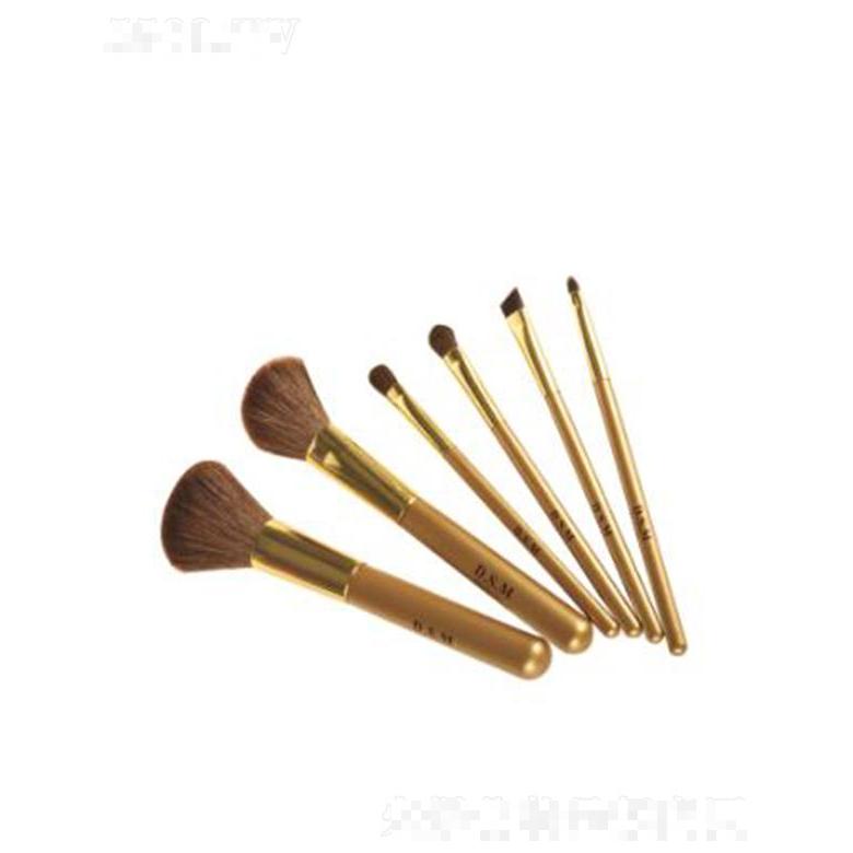 D.S.M黛丝蔓金色6支化妆刷 色彩均匀服贴