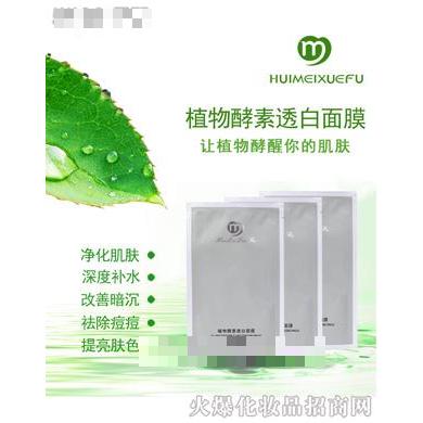 荟美雪肤植物酵素透白面膜