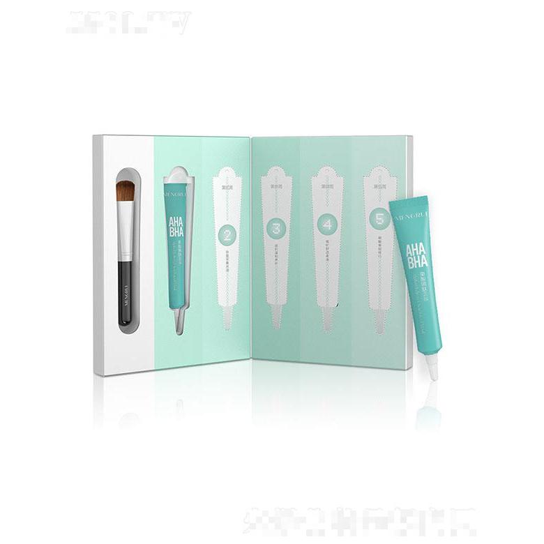 梦芮果酸嫩肤面膜 10gX5支+刷子1支