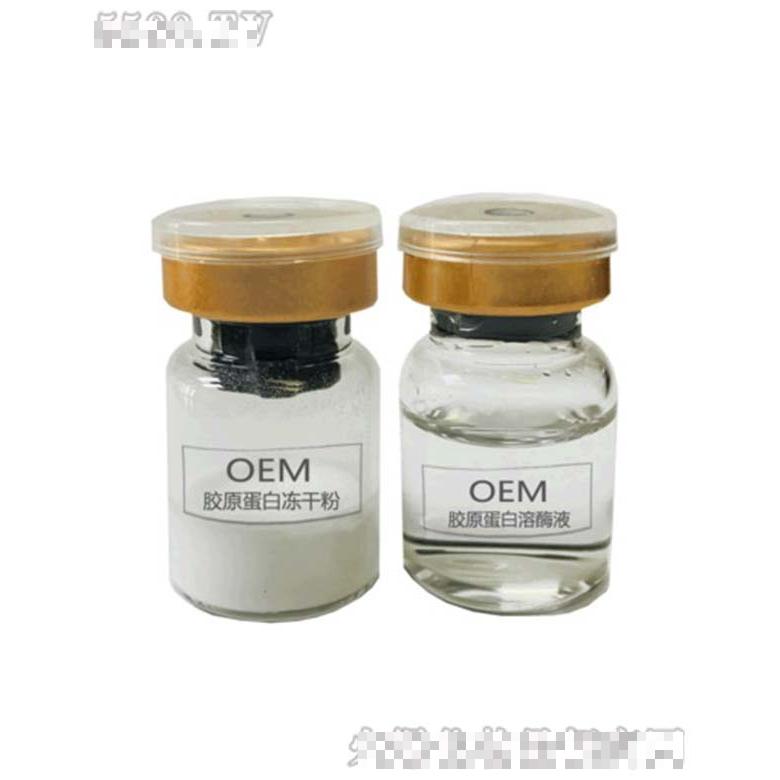 胶原蛋白冻干粉+胶原蛋白溶媒液OEM