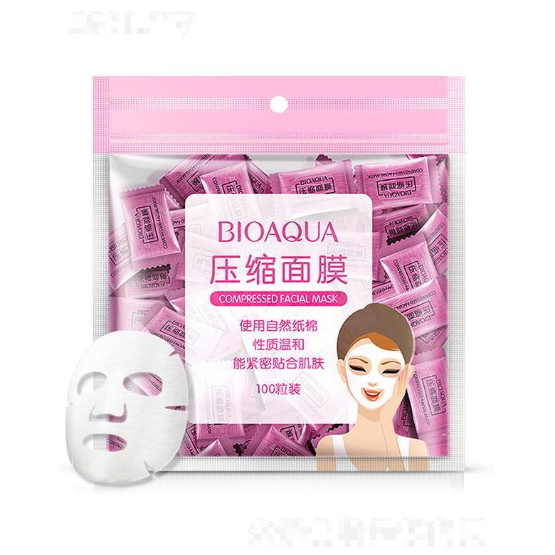 广州市爱莲  泊泉雅压缩面膜   无纺布100粒  亲薄柔