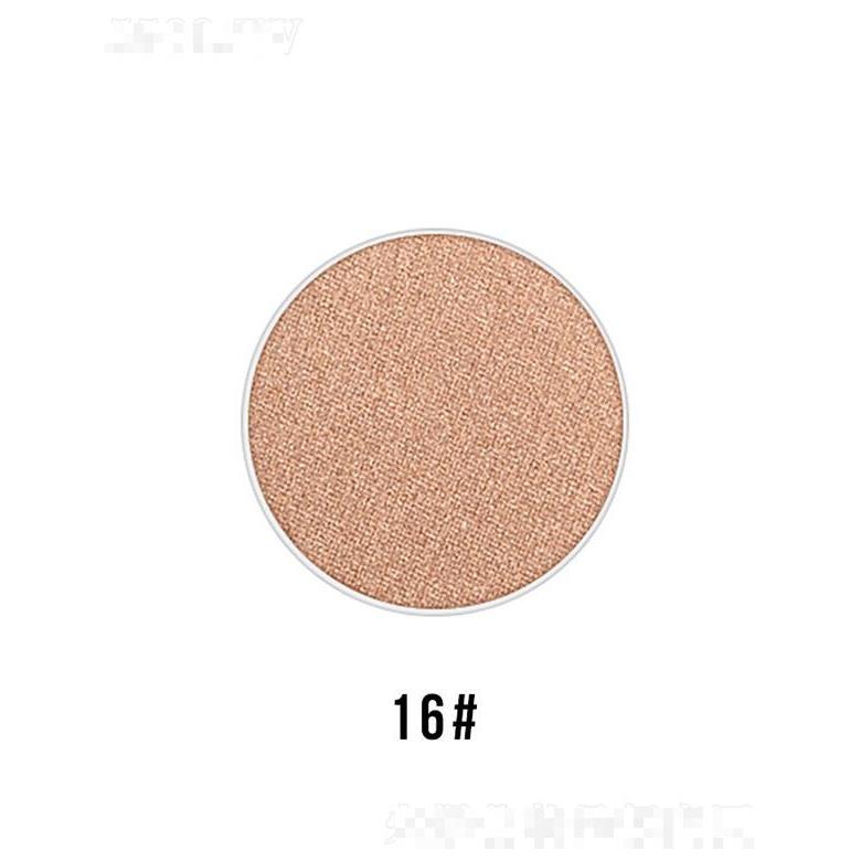 广州仙蒂36mm单色眼影16# 哑光珠光亮片葱粉通用眼影盘