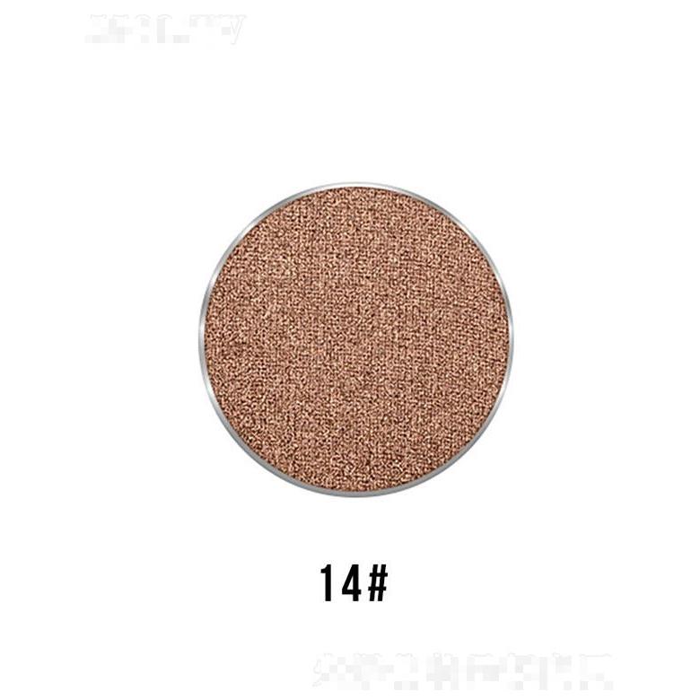 广州仙蒂36mm单色眼影14# 哑光珠光亮片葱粉通用眼影盘