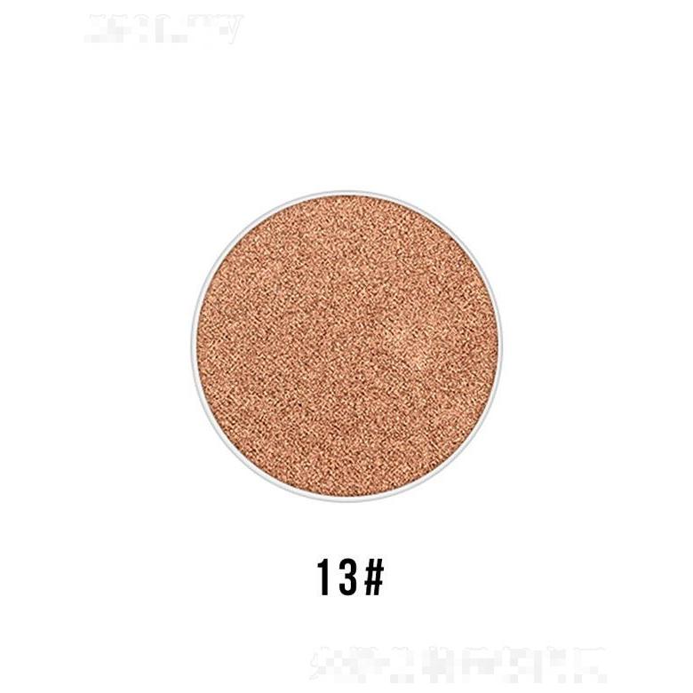 广州仙蒂36mm单色眼影13# 哑光珠光亮片葱粉通用眼影盘