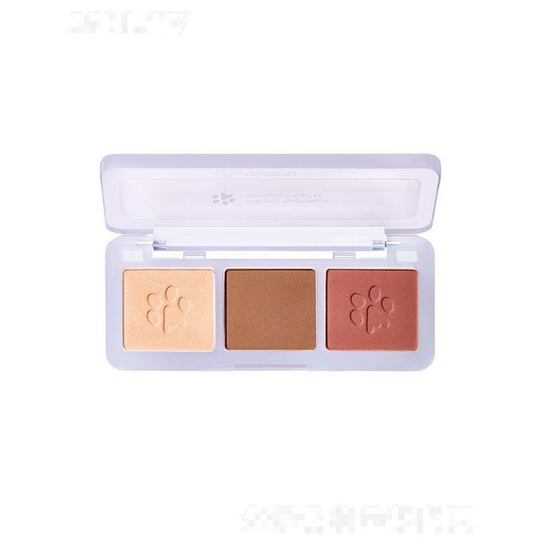 格蒙萌爪三色眼影盘