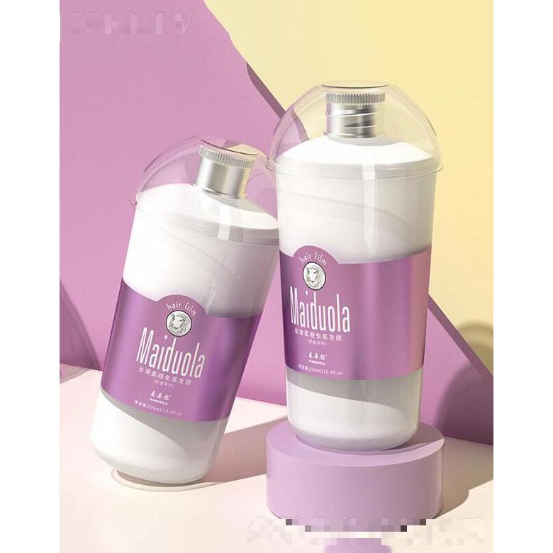 麦朵拉 丝滑柔顺免蒸发膜护发素 奶昔质地香氛护发乳批发500ML
