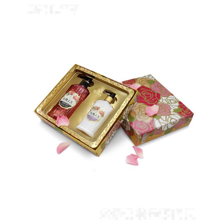 美吾发玫瑰人生鎏金彩绘礼盒 沐润 475ml*2不含硅油