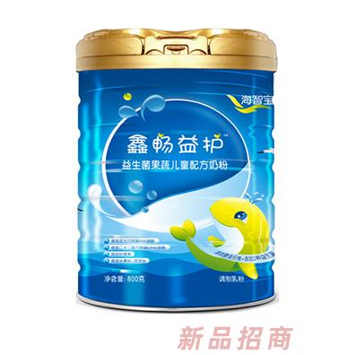 圣元海智宝鑫畅益护益生菌果蔬儿童配方奶粉800g罐装