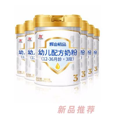 辉山初品婴儿奶粉3段（12-36月龄）婴幼儿配方生牛乳高乳铁蛋白/OPO/DHA/益生元 辉山初品3段*6罐装