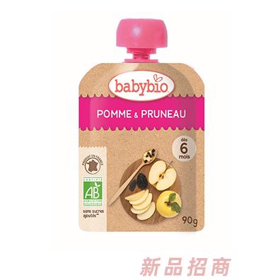 伴宝乐袋装有机混合纯果泥（苹果西梅）