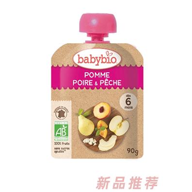 伴宝乐袋装有机混合纯果泥（苹果梨桃）