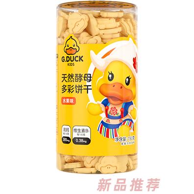G.DUCK小黄鸭天然酵母多彩饼干150g蔬菜味水果味美味健康火热招商