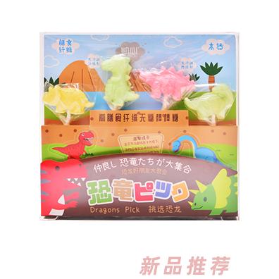 凯心高膳食纤维 高钙无糖棒棒糖伴手礼——恐龙系