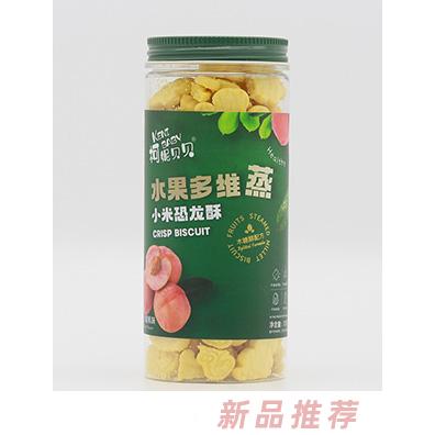 柯妮贝贝水果多维蒸小米恐龙酥-水蜜桃味