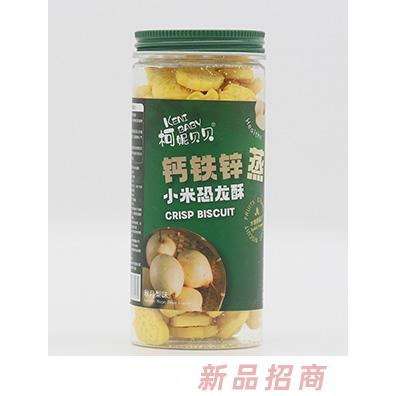 柯妮贝贝钙铁锌蒸小米恐龙酥-秋月梨味