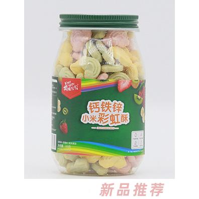 柯妮贝贝钙铁锌小米彩虹酥-香蕉味+草莓味+奇异果味
