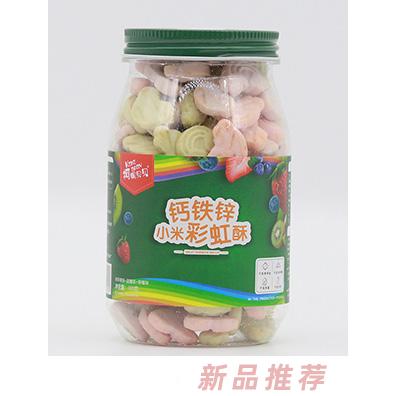 柯妮贝贝钙铁锌小米彩虹酥-奇异果味+蓝莓味+草莓味