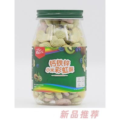 柯妮贝贝钙铁锌小米彩虹酥-蓝莓味+香蕉味+奇异果味