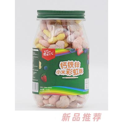柯妮贝贝钙铁锌小米彩虹酥-草莓味+蓝莓味+香蕉味